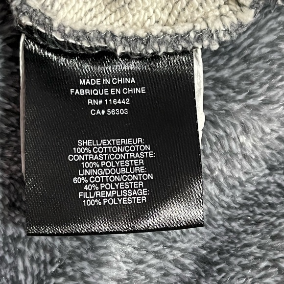 Ninth Hall Men’s Hooded Sweatshirt XL - Gray/Black - Picture 4 of 4